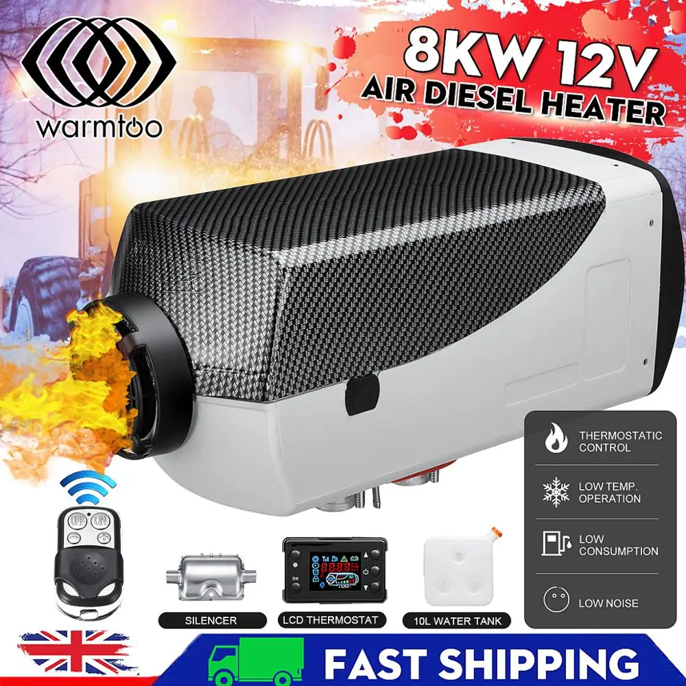 Автомобильный обогреватель Warmtoo 8 кВт 12 В воздушный дизельный Обогреватель