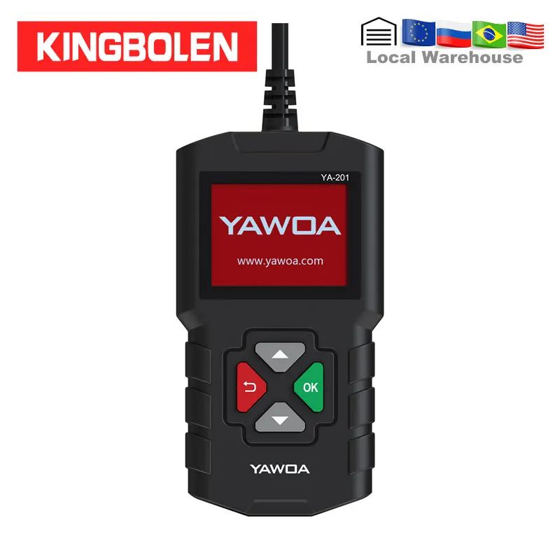 Ediag YA201 Code Reader OBDII/EOBD YA-201 Auto Diagnostic Tool Data stream save/playback OBD2 Scanner Free Update AL319