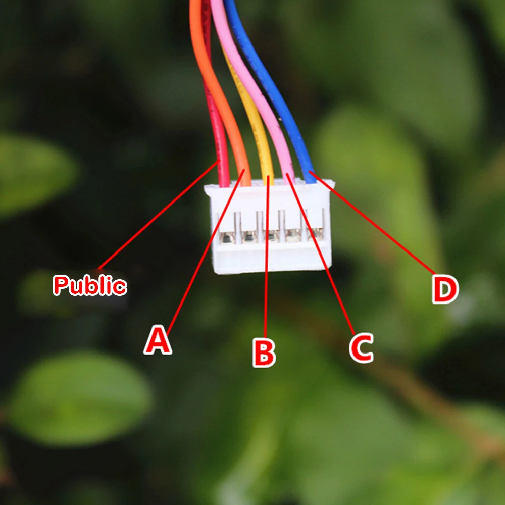 Портативная ультрафиолетовая мини лампа на 4 фазы 5 проводной 24 мм шаговый