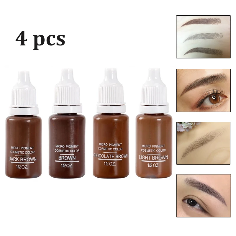 Free Shipping 14/23/4 Colors Tattoo Inks Colors Permanent Makeup Tattoo Pigment Inks Set for Body Tattoo Art Kit Each Colors