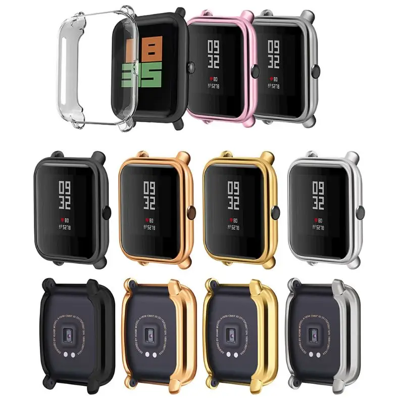 Замена жесткого ТПУ защитный чехол для часов рамка Huami AMAZFIT Bip Молодежные