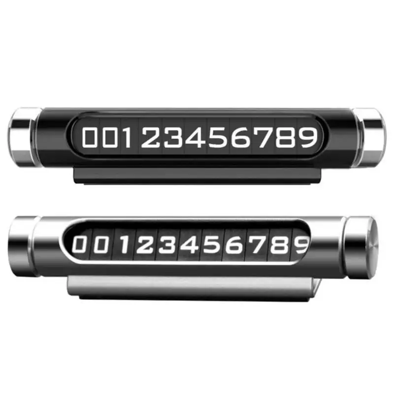 

Светящаяся Скрытая Автомобильная карточка для временной парковки, поворотная табличка с телефонным номером, Магнитная Адсорбция, оформлен...