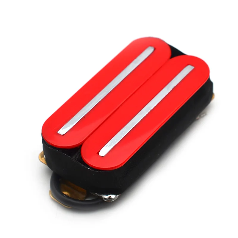 1pcs elektrische gitarre humbucker dual coill dual schiene gitarre pickup mit 57mm stahl pole schwarz weiß elfenbein grün rot free global sh