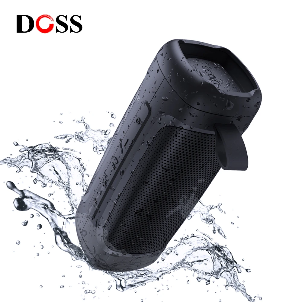 DOSS SoundBox Extreme Outdoor Portable Bluetooth Speaker True Wireless Stereo Bass Sound Music Box IPX6 Waterproof Loud Speakers