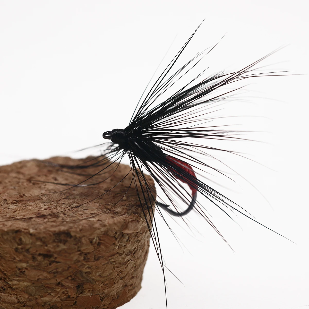 Wifreo 10 шт. муравьиная нахлыстовая жесткая наживка красный с черными мокрыми