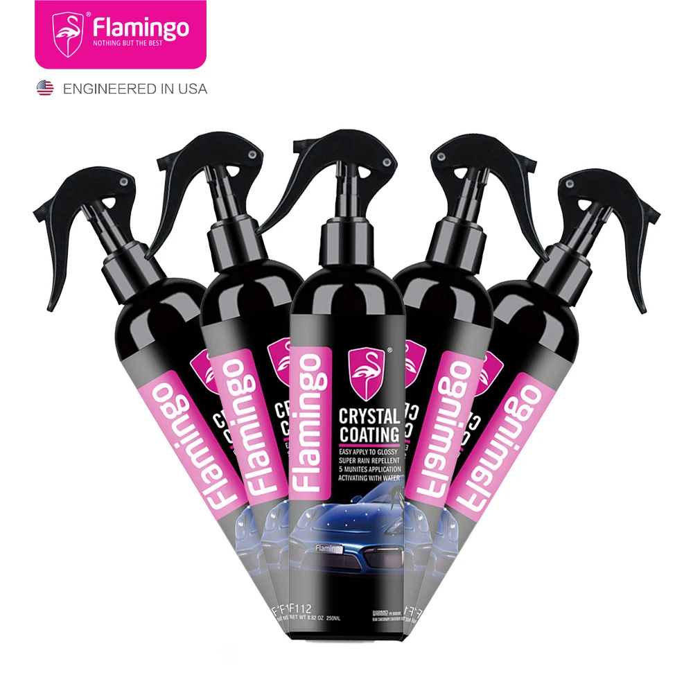 5 шт./компл. 250 мл Кристальное керамическое покрытие для автомобиля глянцевый