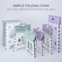 portable plastic padded folding chair household plastic folding chair outdoor leisure padded folding stool portable