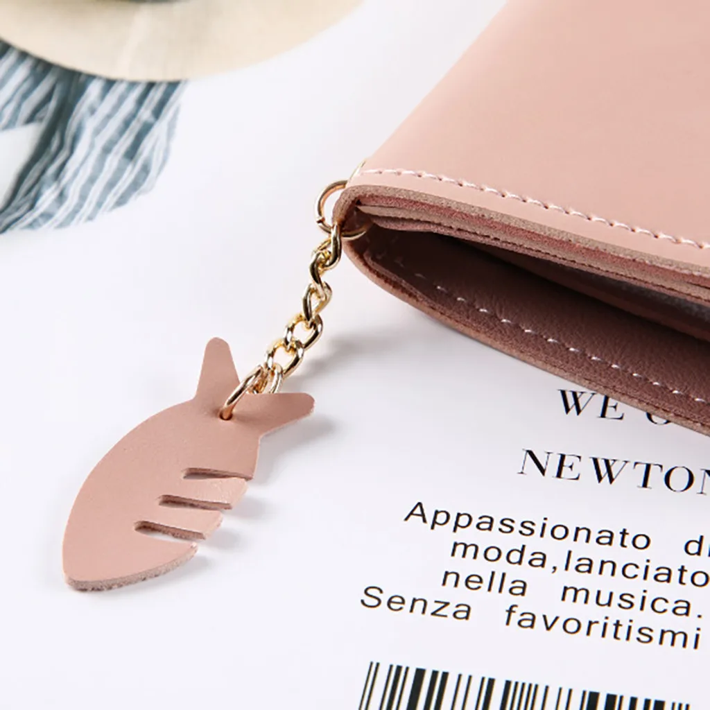 2019 New Coin Purse Fashion Solid Color Key Card Multifunction Mini Wallet Women Clutch Fish Bone Pendant Small | Багаж и сумки