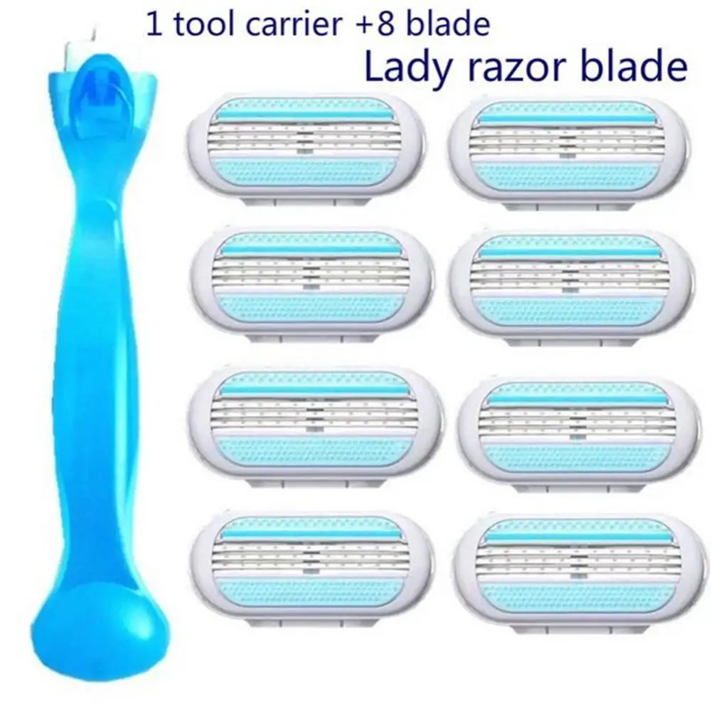 

Women Manual 3-layers Razor Shaving Knife Stainless Steel Blades Scraper Trimmer