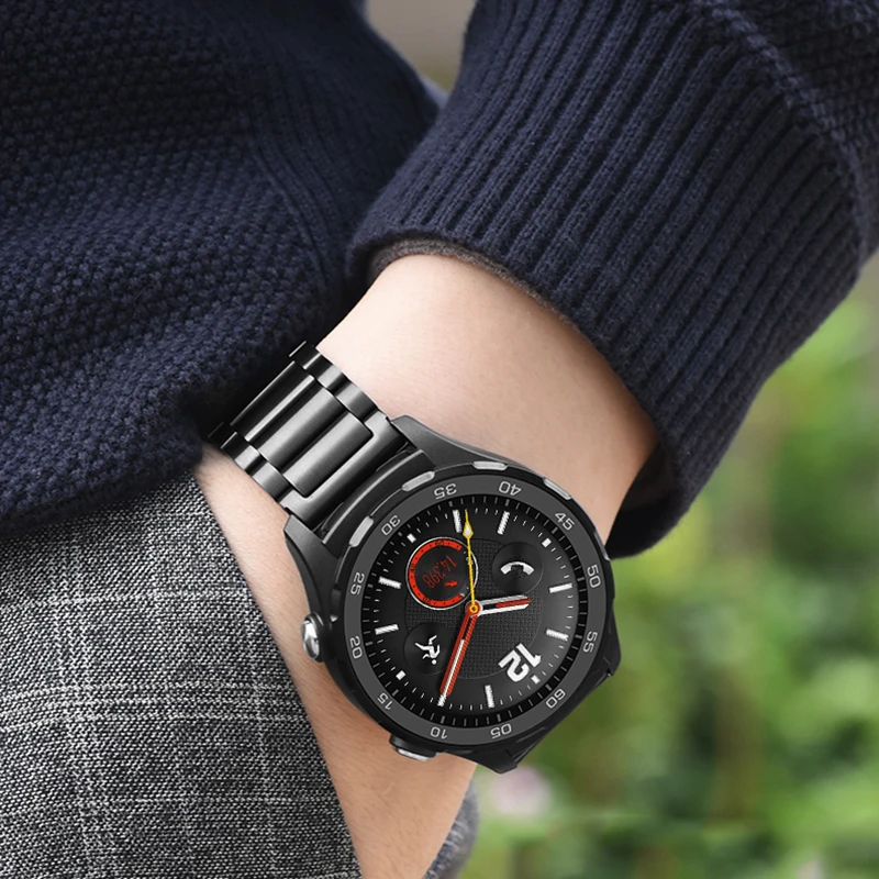 22 мм Универсальная Миланская петля для samsung gear S3 Classic/S3 Frontier/galaxy watch 46 мм регулируемый ремешок из нержавеющей стали
