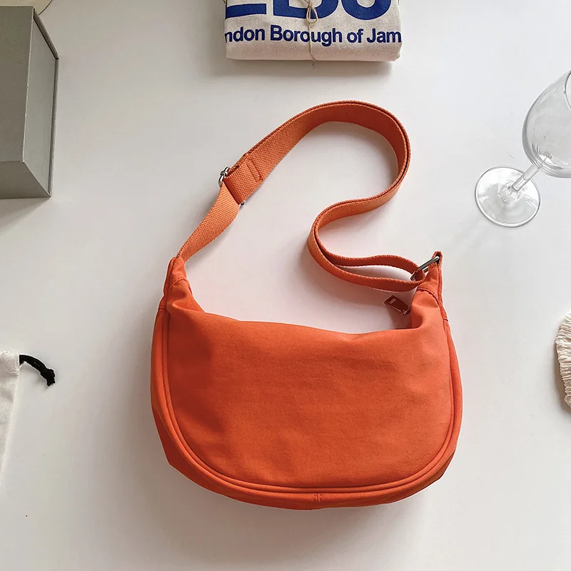 

Female Bag New Crossbody Shoulder Bag Lightweight Nylon Dumpling Bag Casual All-match Underarm Bags handbags