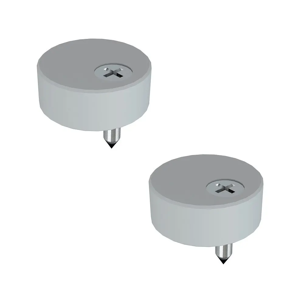 Серый Анти Прыжок оборудование для раздвижной двери сарая Замена плоской