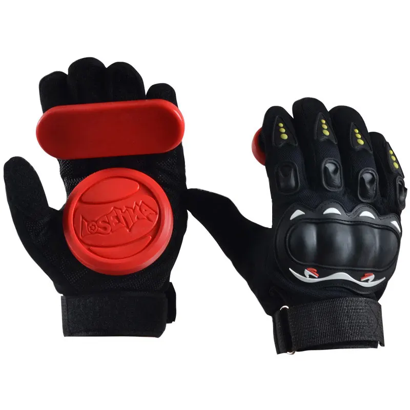 

Skateboard Gloves Protector Armguard Longboard Foam Thicker Downhill Freeride Slide Sliding Protective Palm Slider Outdoor Glove