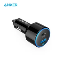 anker fast charge 49 5w powerdrive speed 2 usb c car charger 30w pd port for macbook ipad iphone 19 5w port for s9s8
