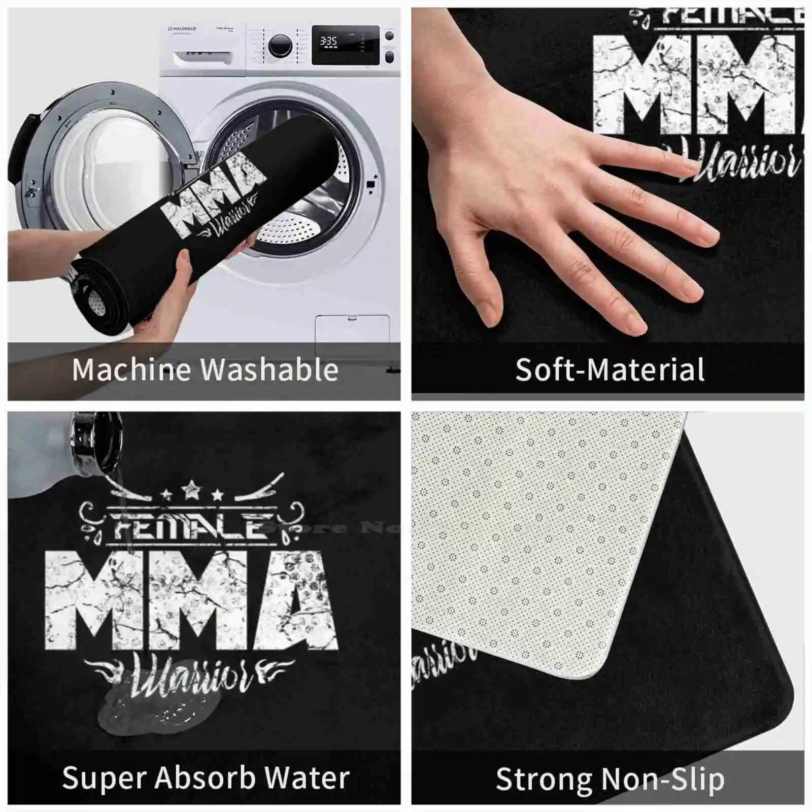 Женские боевые искусства дверной коврик подкладка для ног домашний женщин виды