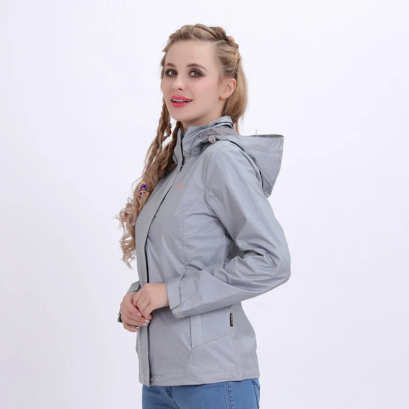 Легкая ветровка ROYALWAY женские водонепроницаемые куртки с капюшоном для кемпинга