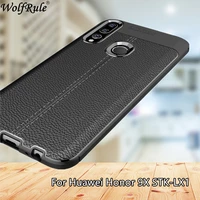wolfrule cover for huawei honor 9x case fashion style silicone bumper shockproof case for huawei honor 9x case honor 9x stk lx1