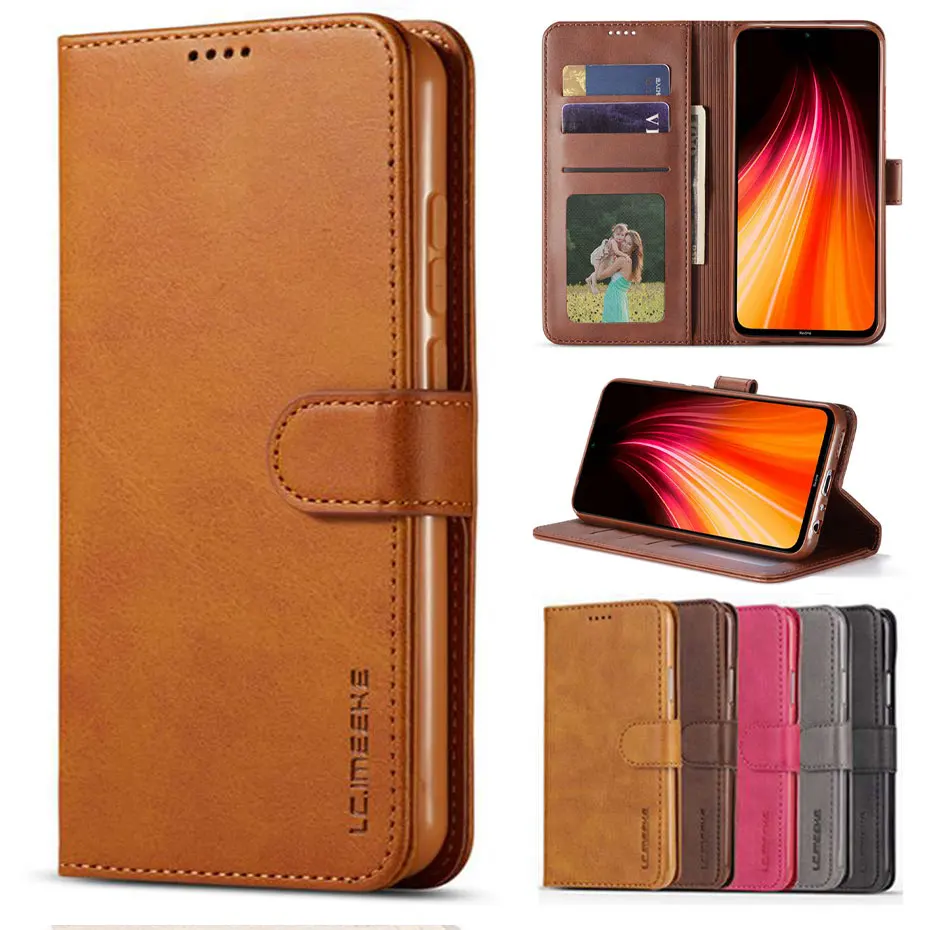 Кожаный чехол книжка для Xiaomi 6X 5X A1 A2 Redmi K20 6 7 4A 4X 5A 5 Plus Pro Note 8 4 X Бумажник