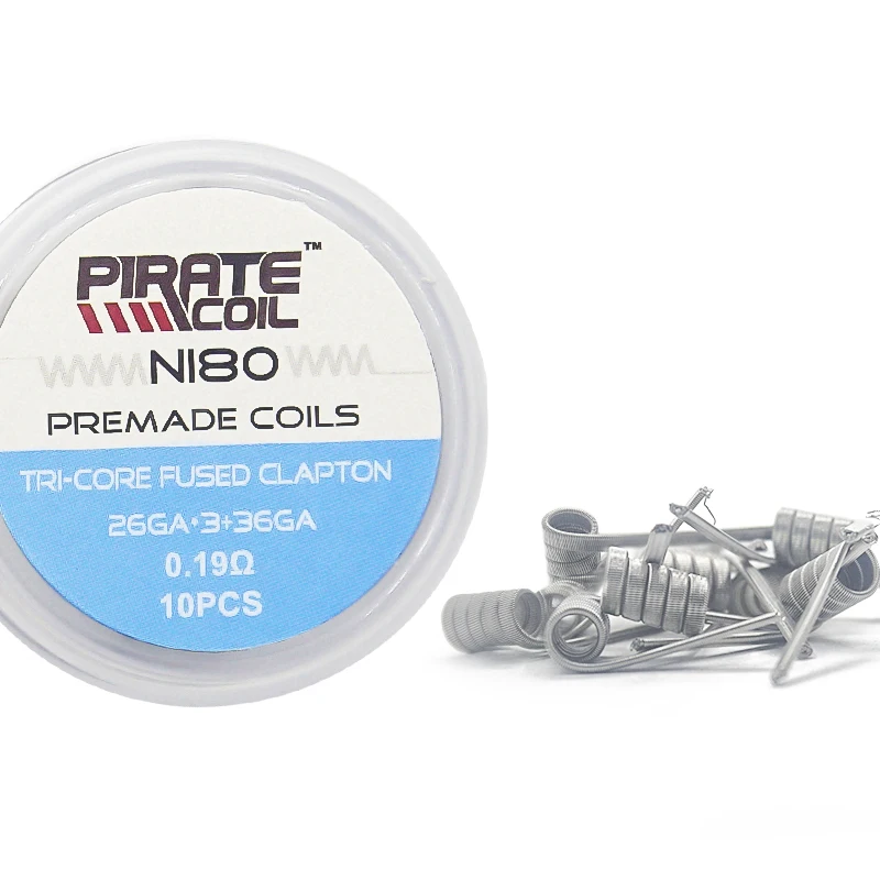 

Heating Wire NI80 High Density Clapton Prebuilt Coils Premade Coil for Electronic Cigarette RDA RTA RBA fit A1/Twisted/Clapton