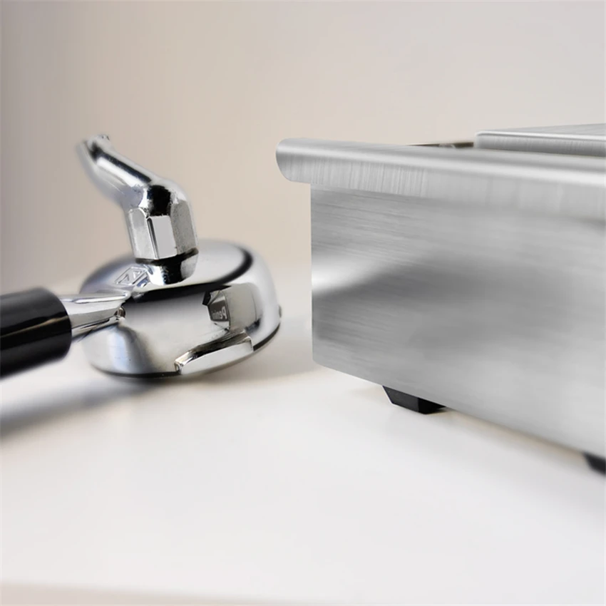 Новая коробка для сброса кофе из нержавеющей стали эспрессо с ящиком шлак не