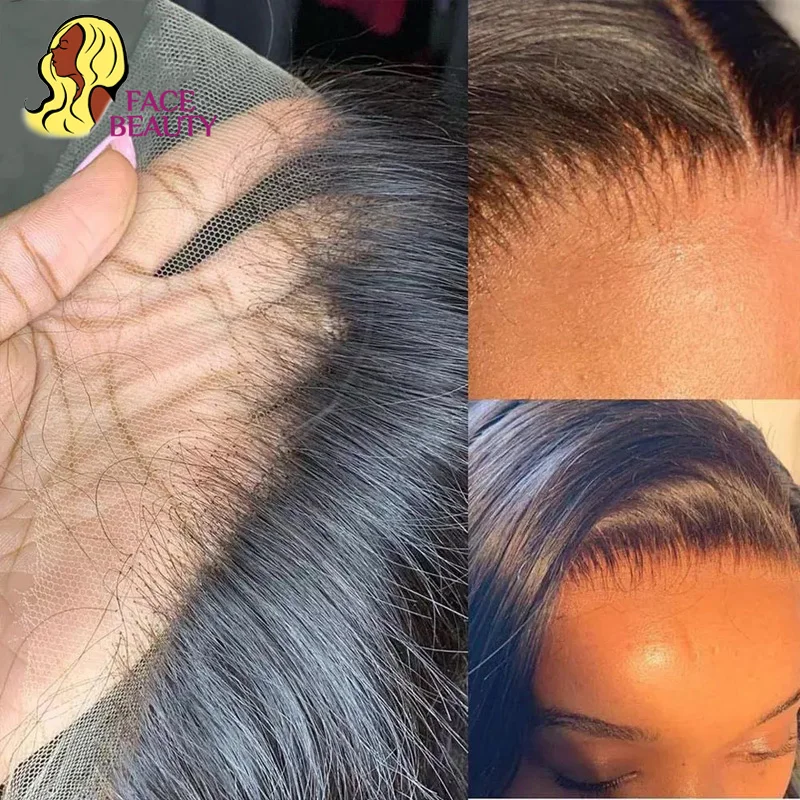Бразильский парик Facebeauty из человеческих волос на сетке спереди 8 26 дюймов прямой
