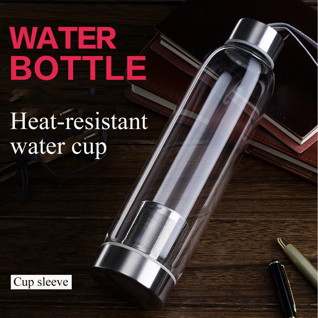 Спортивная бутылка для воды тропическая Водонепроницаемая Крышка чашки чайный