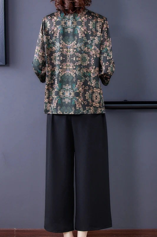 

COIGARSAM 4XL Plus Size Print Shirt Womens tops Women shirts Design And Color 9110