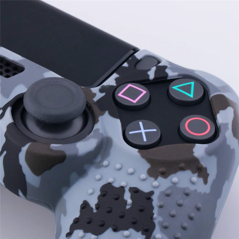 IVYUEEN 9 в 1 Шипованный силиконовый защитный чехол для sony Dualshock 4 PS4 Pro тонкий контроллер с 8 аналоговыми рукоятками