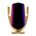 Автомобильный держатель для выхода воздуха, автоматическое зажимное инфракрасное Индукционное портативное автомобильное умное беспроводное быстрое зарядное устройство для iPhone Android новейшая