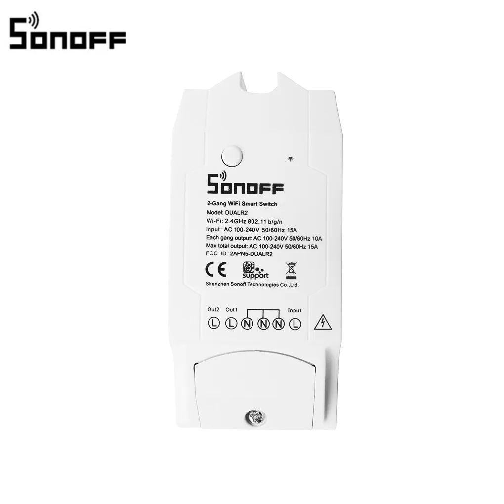 Sonoff двойной R2 домашней автоматизации беспроводной WiFi умный переключатель модуль