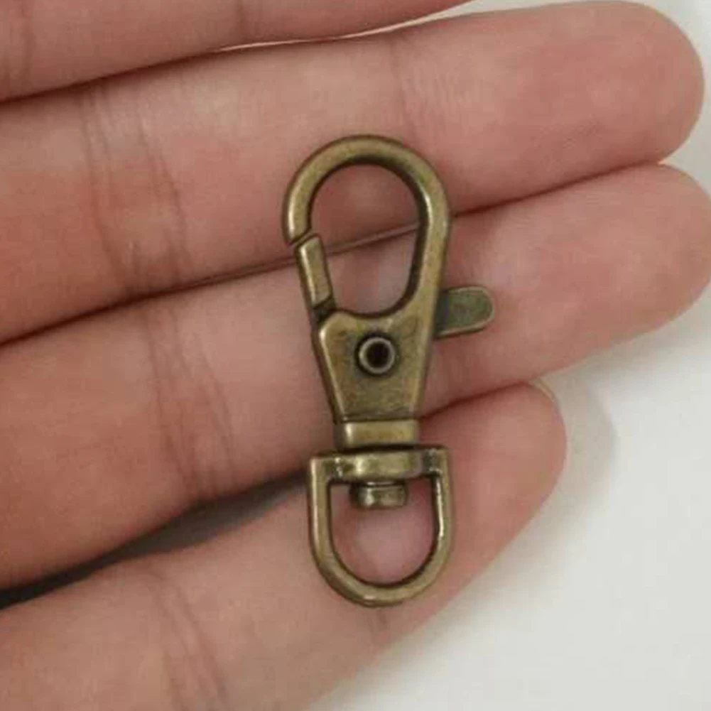 20 шт Лобстер застежка вращающийся Карабин Застежка с крючком сумка