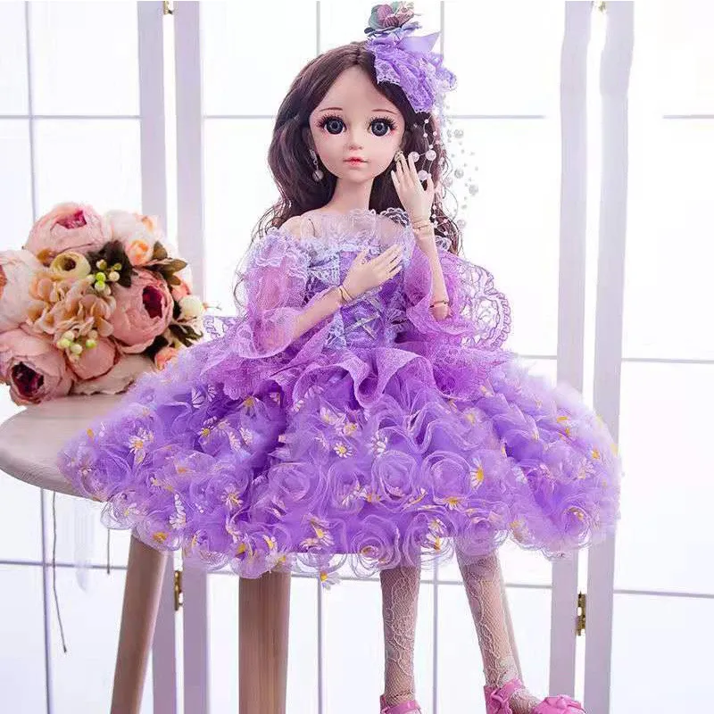 60 см BJD кукла с принцессой одежда аксессуары подвижные Соединенные 1/3 куклы свадебное платье Игрушки для девочек подарок