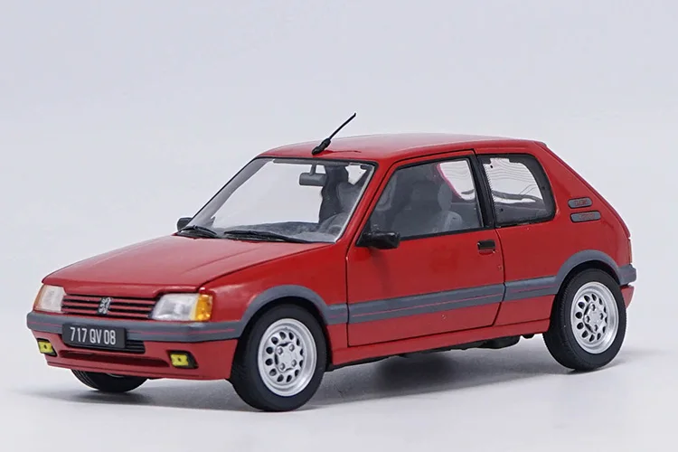 Оригинальный заводской 1:18 1991 GTI PEUGEOT 205 красный сплав металлический литой