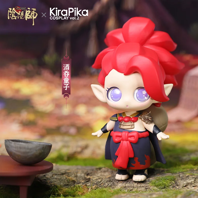 

Blind Random Box Toys Lot Onmyoji KiraPika Cosplay 2nd Series Anime Figure 10 Style Surprise Model Guess Dolls 8Pcs/Set