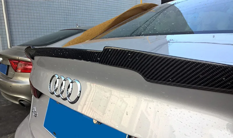 Для Audi A3 S3 2014 2015 2016 Седан 4 двери M4 Стиль Высокое качество углеродное волокно