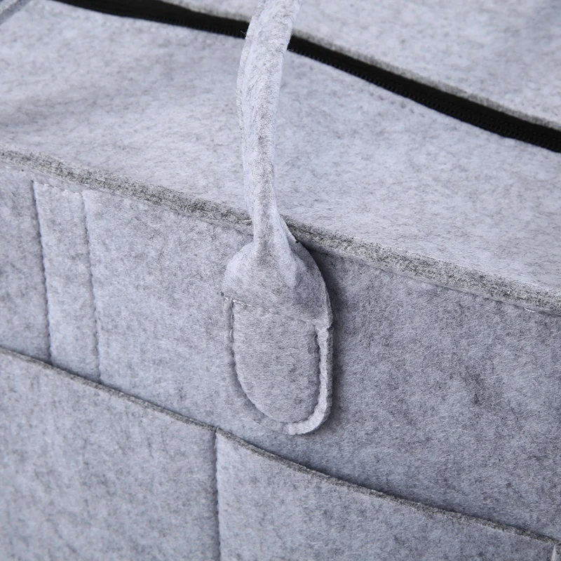 

With Lid Storage Bag Foldable Baby Diaper Caddy Organiser Gift Kid Toys Portable Bag Box for Car Travel Changing Table Organizer