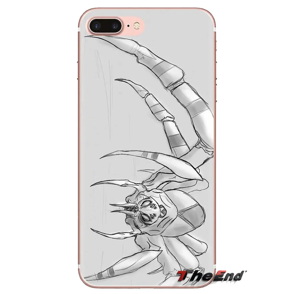 Черный арахния dota 2 BroodMother для Xiaomi Redmi 4A S2 Note 3 3S 4 4X5 Plus 6 7 6A Pro Pocophone F1 мягкий