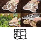 Форма для создания дорожки для сада, пола, зданий, бетонной дорожки, форма для тротуарной дорожки, плиты, гипсовый кирпич, печатная форма для кирпича, силиконовая форма для камня