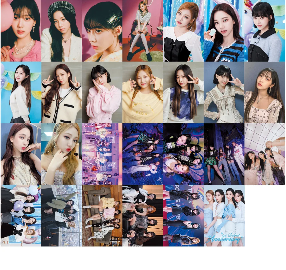 55 шт./компл. Kpop Aespa SAVAGE WINTER NINGNING Lomo Cards новый альбом Idol веер подарки Фотокарта