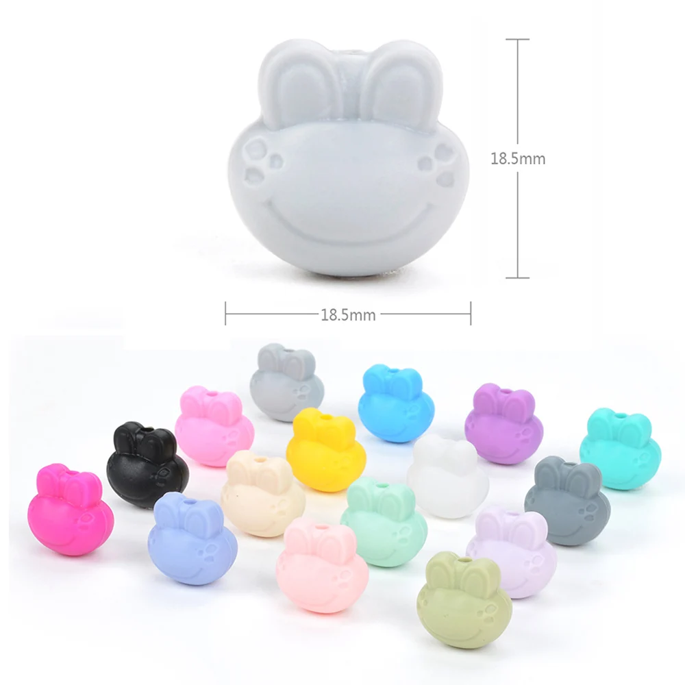 frog-mix 5 шт., мини силиконовые бусины в форме животных, Микки, собаки, для прорезывания зубов, ювелирные изделия, без бисфенола, пустышка на цепочке, детский прорезыватель, силиконовый, пищевой - Цвет: frog-mix
