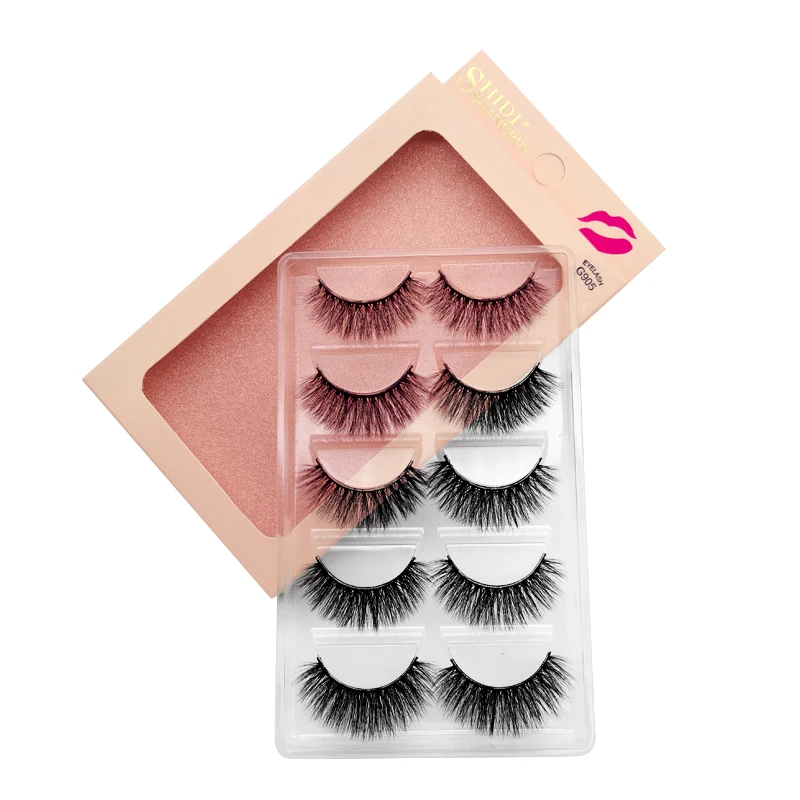 YSDO Lashes 5 пар, норковые ресницы, натуральные длинные 3d норковые ресницы ручной работы, накладные ресницы, накладные ресницы для макияжа