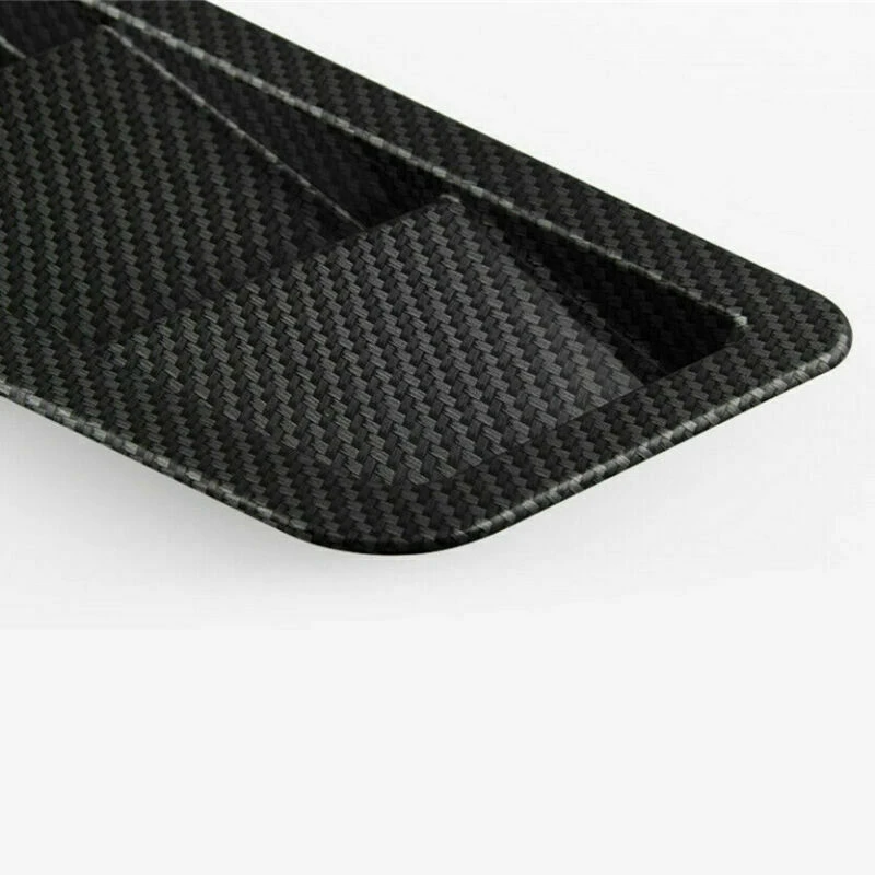 2X Универсальный воздухозаборник капота с отверстием для краски из углеродного