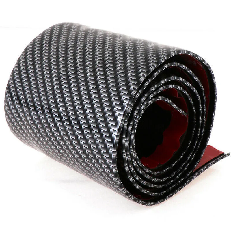 

Rubber Door Sill Protector Sticker Strip Car Carbon Fiber Door Edge Edge Guard Strip Guard