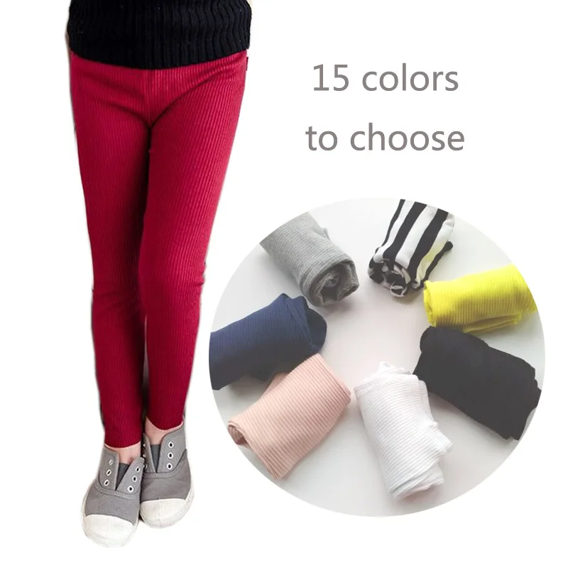 Весенние леггинсы для девочек 2020 одежда узкие брюки малышей детские детская