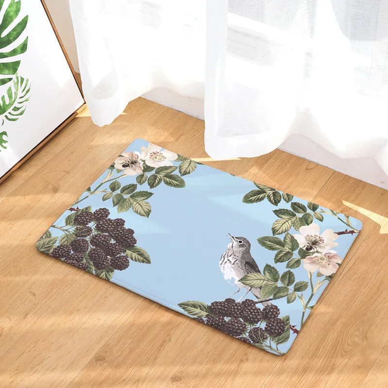 Приветственные напольные коврики коврик в стиле ретро с цветочным принтом кухня