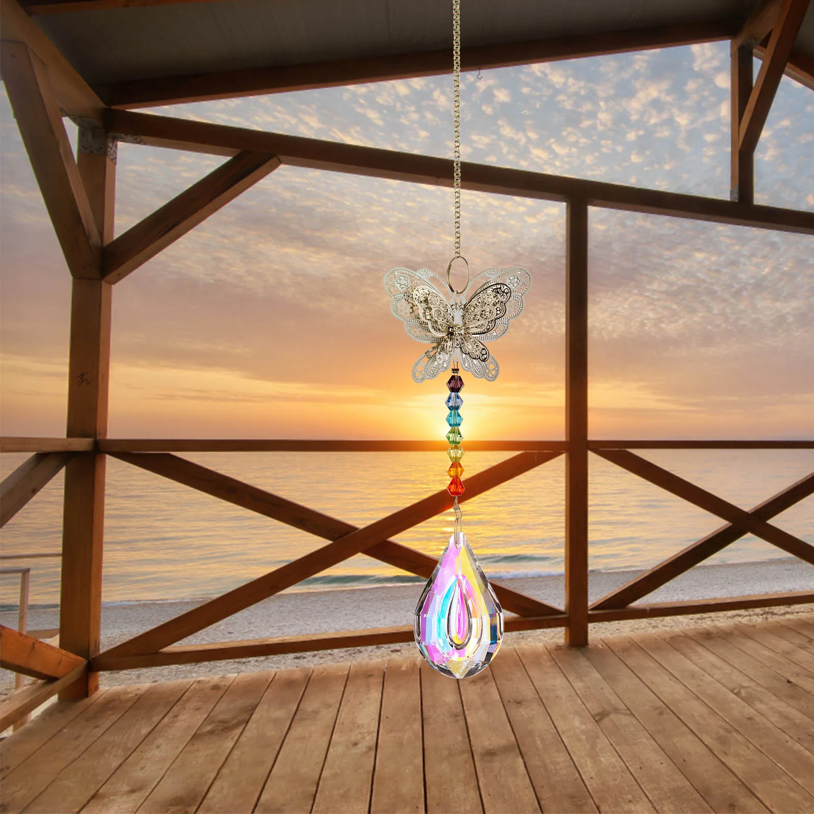 

Indoor Window Crystal Ball Decoration Pendant Diy Outdoor Color Decoration Pendant Suncatcher Rainbow Hanging Ornament Decor