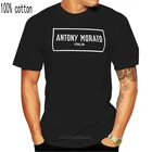 Мужская черная футболка с логотипом Antony Morato Am Box