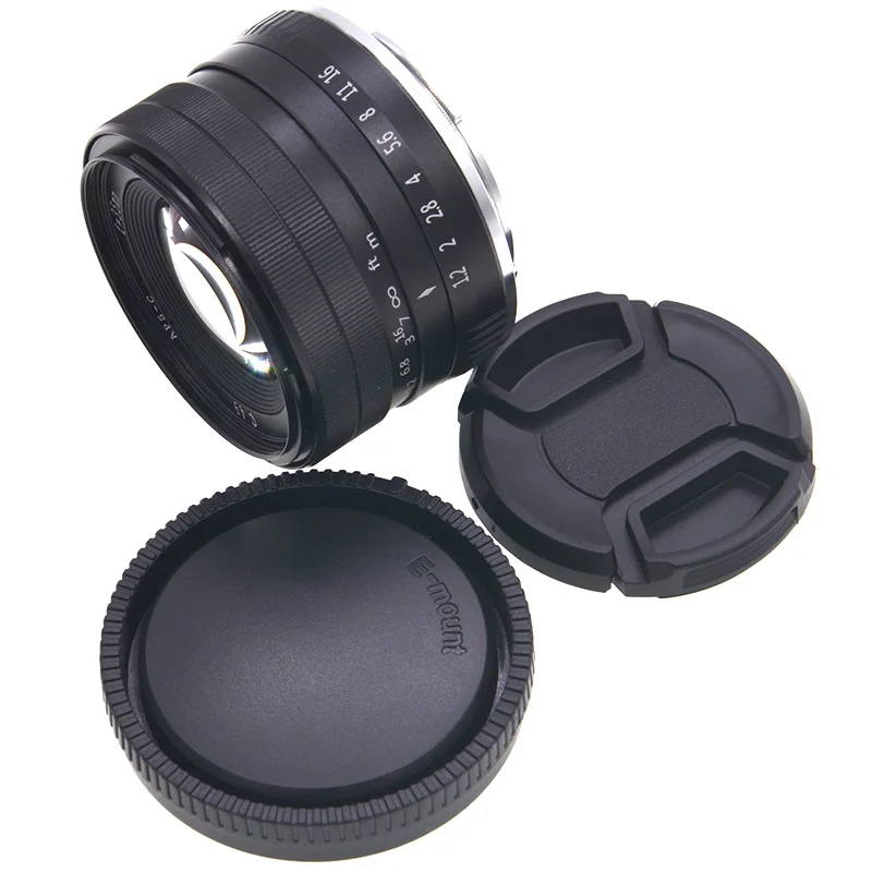 35 мм F1.2 Большая диафрагма Prime APS C объектив камеры для Sony E Mount цифровая камера s NEX 3 3N