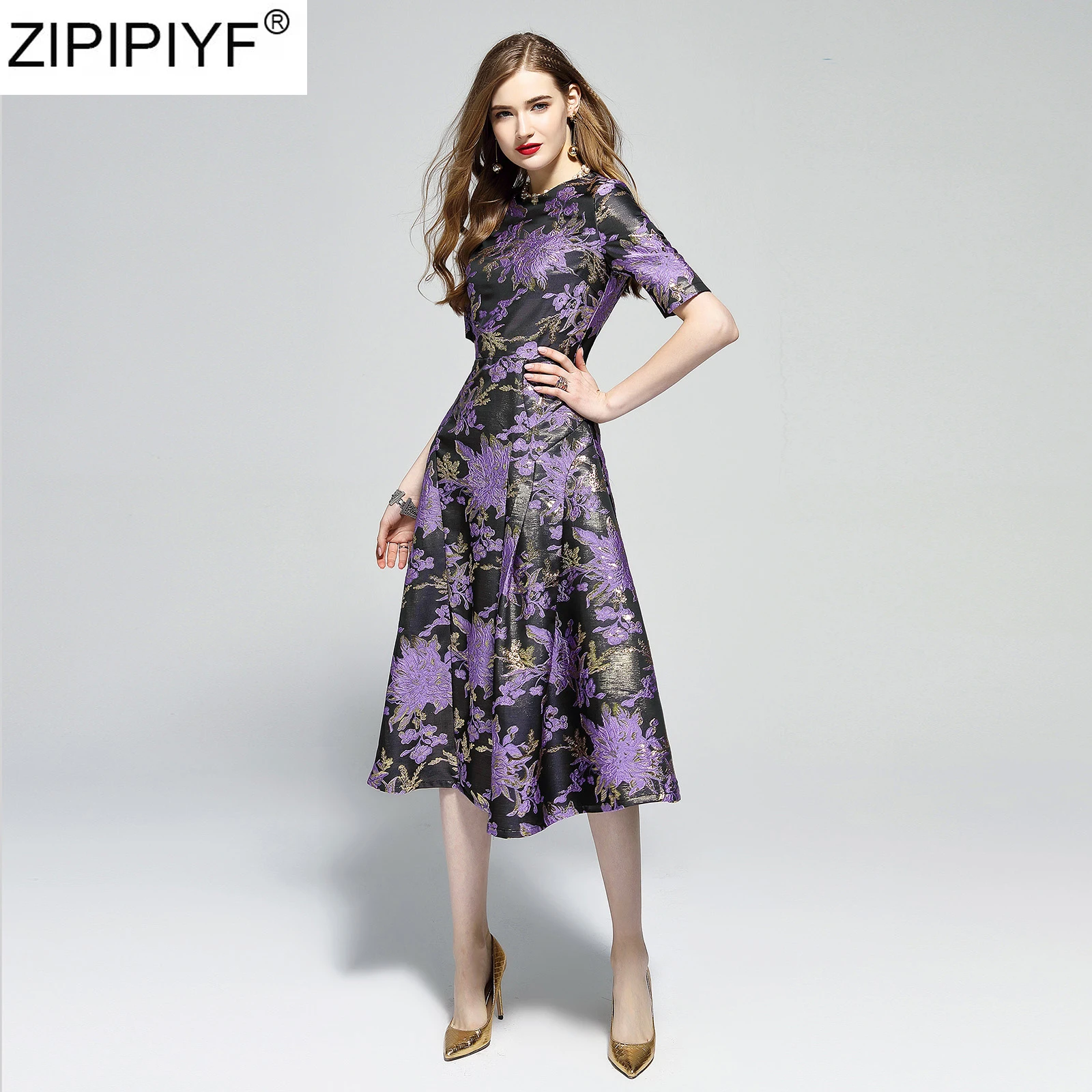 Лето 2020 этническое женское платье длиной до колена винтажное Цветочное с