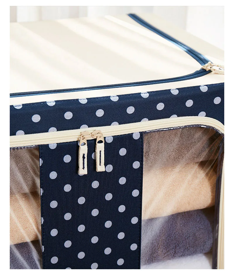 

Large Clothes Quilt Storage Bag Blanket Toys Closet Sweater Organizer Sorting Box Cabinet Container Travel Home Closet Organizer